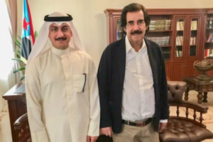 امير كويتي يلتقي بالرئيس البيض 
