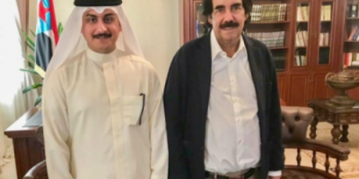 امير كويتي يلتقي بالرئيس البيض 