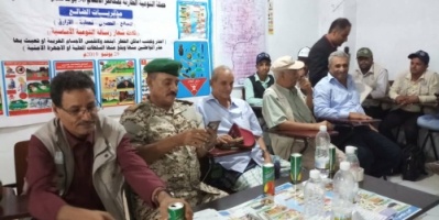 بحضور محافظ الضالع وبدعم من اليونيسف تم اختتام المرحلة الثالثة للتوعية من مخاطر الألغام بالضالع