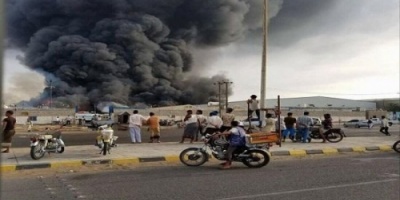 مليشيا الحوثي تقصف منشأة صناعية في #الحديدة