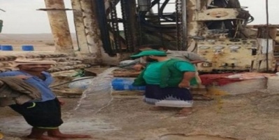 بتمويل #سعودي.. إنجاز بئر جديد بمنطقة السهب في #المهرة