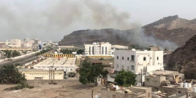 مليشيا الإخوان الارهابية تستهدف المواطنين ومقتل اسره بقذيفة اطلقت من معسكر بدر 