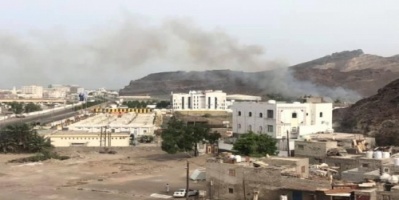 إشتداد حدة المعارك في محيط قصر معاشيق بـ #كريتر