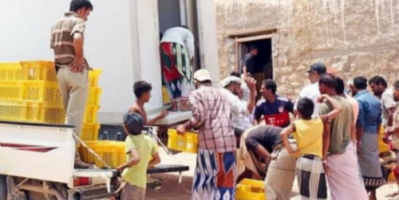 مؤسسة #خليفة_الإنسانية تبدأ في تسويق التمور لمزارعي #سقطرى