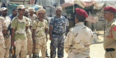 نزول ميداني للشرطة العسكرية في #حضرموت لتفقد النقاط الأمنية