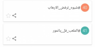 ناشطون يطلقون هاشتاج #شبوه_ترفض_الإرهاب دعما للقوات الجنوبية في مواجهة الإرهاب بشبوة