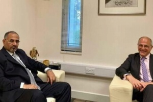 الرئيس الزبيدي يلتقي السفير البريطاني لدى اليمن