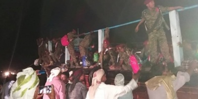 دفعة ثانية من قوات الحزام الامني سقطرى تصل الجزيرة