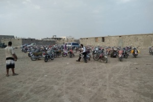 القوات الخاصة في لحج تقوم بحملة أمنية على الدراجات النارية الغير مرقمه