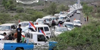 طلائع جماهير الضالع تتوجه إلى العاصمة عدن للمشاركة في مليونية الوفاء للإمارات
