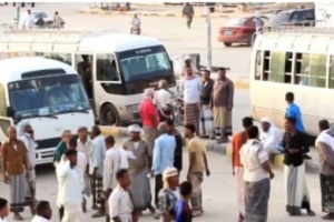 الآلاف من أبناء وادي حضرموت يحتشدون في المكلا للمشاركة في مليونية الوفاء للإمارات 