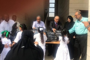 الوالي يدشن العام الدراسي الجديد في مدارس العاصمة عدن