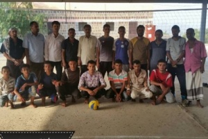 الدوري السنوي لكرة الطائرة في الجليلة برعاية المجلس الانتقالي ومدرسة الشهيد صالح عنتر 
