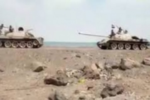 اللواء أول دعم وإسناد يعزز جبهات أبين بأسلحة ثقيلة