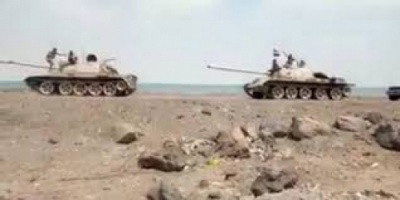 اللواء أول دعم وإسناد يعزز جبهات أبين بأسلحة ثقيلة
