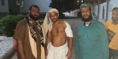 قائد التحالف العربي بعدن يتكفل بعلاج أسرة أصيبت بأحداث دار سعد 