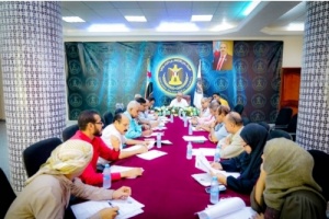 الأمانة العامة للانتقالي تستعرض تقارير الإنجازات الأسبوعية 