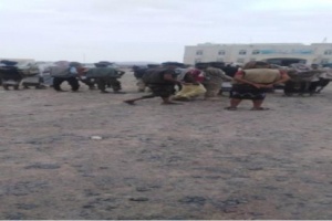 بعد التهميش والعنصرية .. جنود جنوبيون في مأرب يتظاهرون مطالبين بحقوقهم 