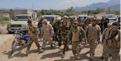 قيادة الدعم والإسناد تتفقد الوحدات العسكرية وجبهات القتال بمحافظتي لحج والضالع 