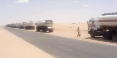 قطاع الطرق في شبوة تقوم باحتجاز قاطرات تقوم بنقل الديزل من مأرب إلى شبوة  