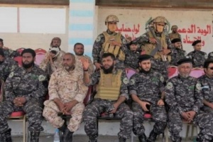 وحدات حماية المنشئات لقوات الدعم والإسناد يقيم عرضا عسكريا مهيبا بمناسبة الاحتفال باعياد ١٤ اكتوبر