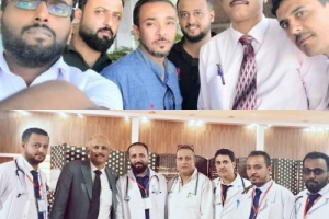 لجنة  الصحة والبيئة في المجلس الانتقالي تهنئ أطباء الجراحة العامة بمناسبة حصولهم لشهادة البورد العربي 
