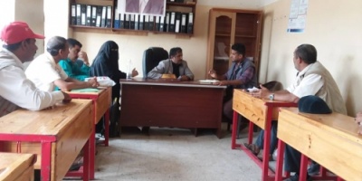 مدير عام قعطبة يناقش أوضاع النازحين مع مسؤولي منظمة مكافحة الجوع ACF