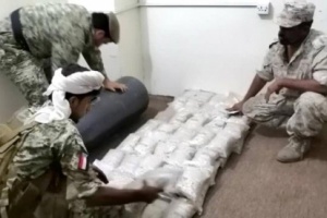 قوات الدعم والإسناد تضبط كميات كبيرة من الحشيش كانت بطريقها إلى العاصمة عدن 