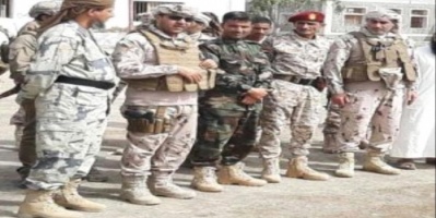 قائد قوات التحالف العربي يلتقي عددا من قيادات ألوية العمالقة الجنوبية 