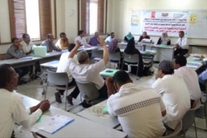 فعاليات الدورة التدريبية لفني مختبرات السل 