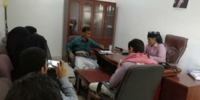انتقالي يبحث مع الوحدة التنفيذية للنازحين أوجه التعاون المشترك
