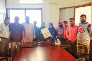 تكريم رئيس مجلس إدارة مدارس الراشد والدكتورة كريمة مرشد  لإنجاح المسابقة الوطنية لأولمبياد الإلسكو