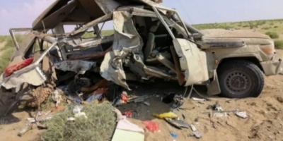 انفجار لغم حوثي يودي بحياة شخص واصابة ٤ آخرين في سيارة إسعاف بالدريهمي 