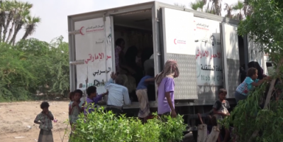 العيادات المتنقلة التابعة للهلال الأحمر الإماراتي تواصل تقديم الخدمات الطبية في الدريهمي