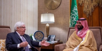 تفاصيل لقاء ولي العهد السعودي مع المبعوث الأممي إلى اليمن   