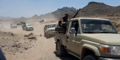قوات اللواء العاشر صاعقة تحرير مواقع جديدة بجبهة حبيل حنش بين لحج وتعز