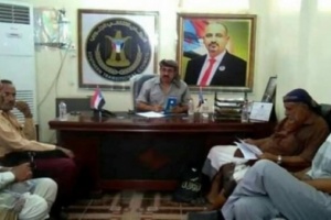 رئيس انتقالي لحج يناقش مع رئيسي انتقالي ردفان وكرش عددا من الجوانب التنظيمية 