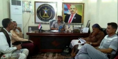 رئيس انتقالي لحج يناقش مع رئيسي انتقالي ردفان وكرش عددا من الجوانب التنظيمية 