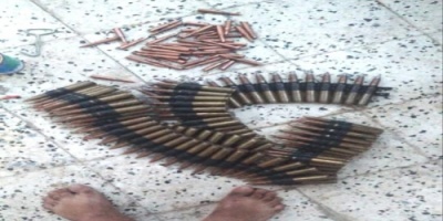 احباط عملية تهريب  دخائر في الشيخ عثمان 
