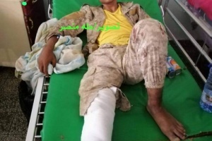 إصابة جندي من اللواء الثالث صاعقة في جبهة الفاخر غرب قعطبة 