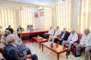 الجعدي يبحث مع رئيس مجلس القضاء الاعلى ورئيسا محكمة ونيابة الاستئناف سبل استعادة هيبة الدولة وتطبيق القانون