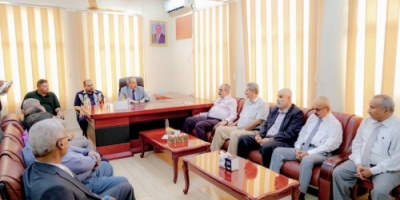 الجعدي يبحث مع رئيس مجلس القضاء الاعلى ورئيسا محكمة ونيابة الاستئناف سبل استعادة هيبة الدولة وتطبيق القانون