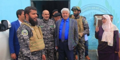 لواء حماية المنشآت يتسلم مهام تأمين أكبر صرح طبي بعدن