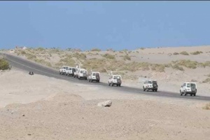 قافلة غذائية تابعة للصليب الأحمر الدولي تصل الى مدينة الدريهمي المحاصرة 
