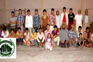 الحزام الأمني يلقي القبض على عصابة مكونة من ٢٠ شخص تستخدم الاطفال للتسول في عدن 