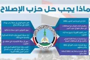 ناشطون يمنيون يطالبون بحل حزب الإصلاح ويطلقون هشتاق #حل_حزب_الاصلاح 