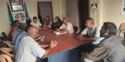 الإدارة التنفيذية لإنتقالي المعلا تعقد اجتماعها الدوري في مقر المجلس 
