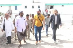 التحالف العربي يزور مستشفى باصهيب العسكري في عدن 