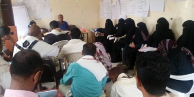 دورة تدريبية للعاملين الصحيين في حملة التحصين ضد شلل الأطفال بلحج