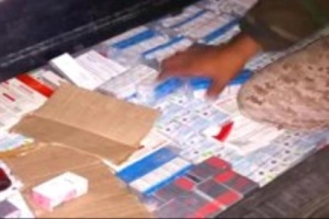 لحج.. ضبط شحنة من الادوية الممنوعة في طور الباحة 